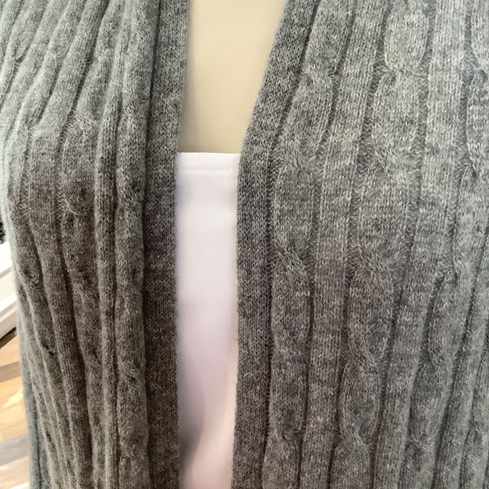 Barcelino San Francisco 100% cashmere cabled cardigan - Picture 4 of 7